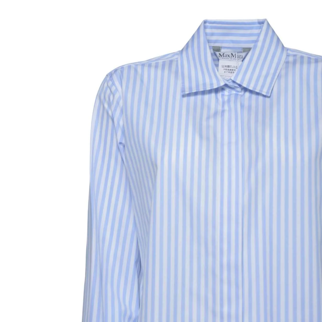 MaxMara Camicia Azzurra in Cotone