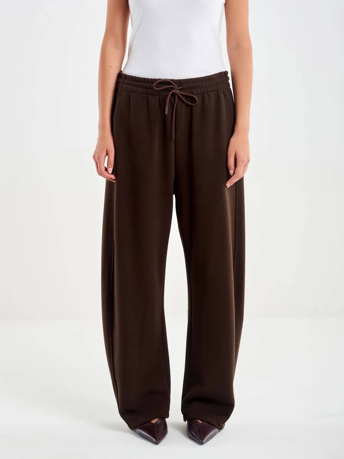 Vicolo Pantalone Felpa Banana Fondente Cotone Taglia L