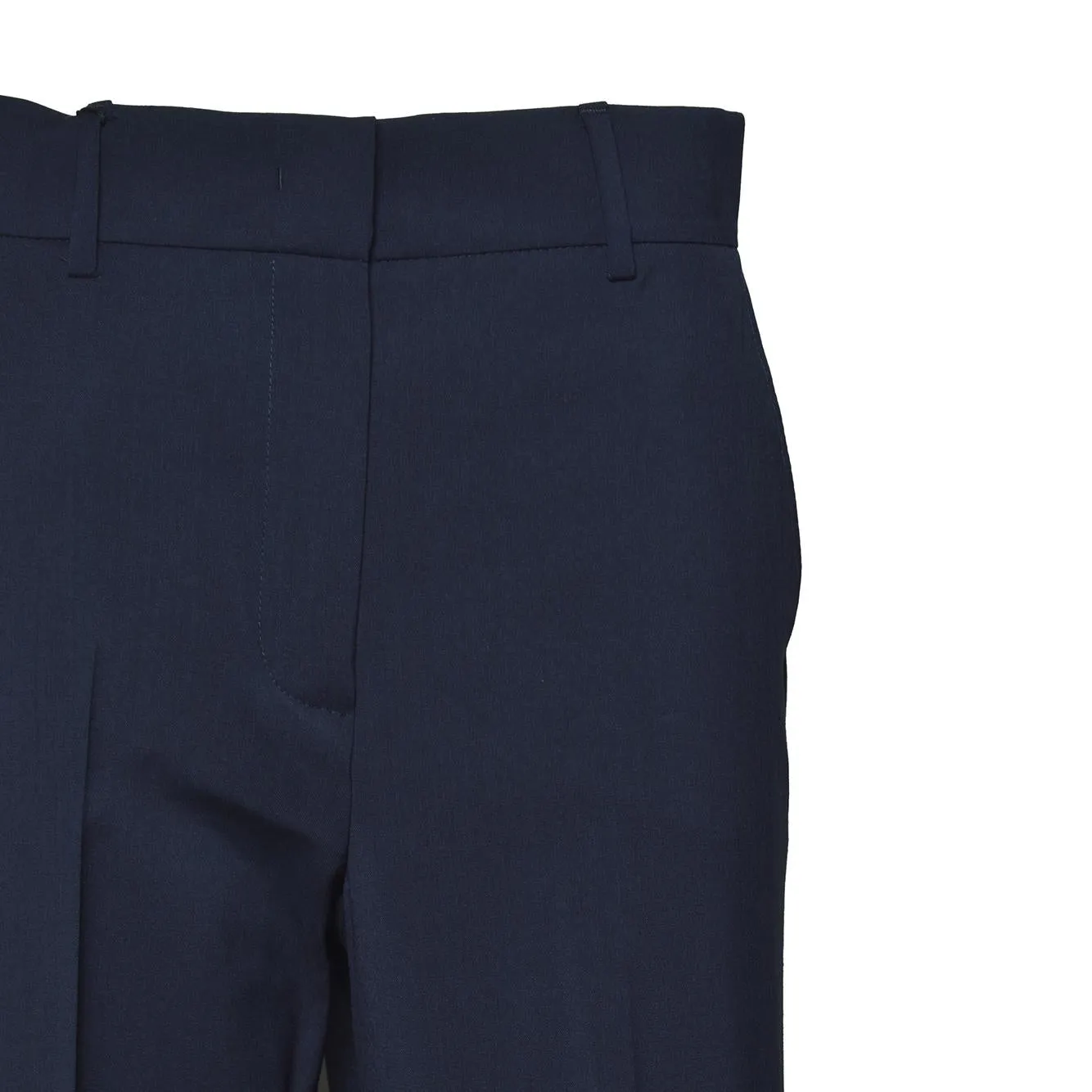 MaxMara Weekend 2615131041600 pantalone lana blu notte