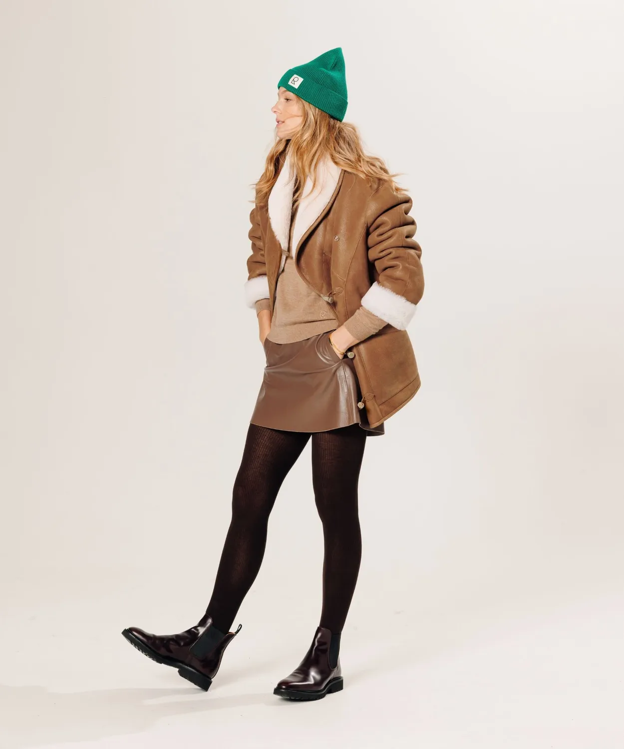 Rodier Cappello Lana Merino Verde Bottiglia Unisex