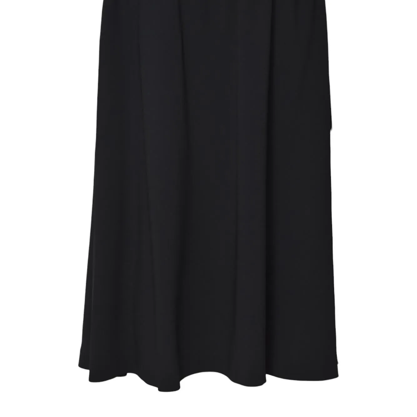 Aspesi 2256P001 gonna midi nera crepe matita