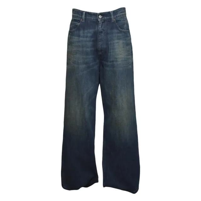 MM6 Maison Margiela SH0LA0038 jeans uomo nero lavato cotone
