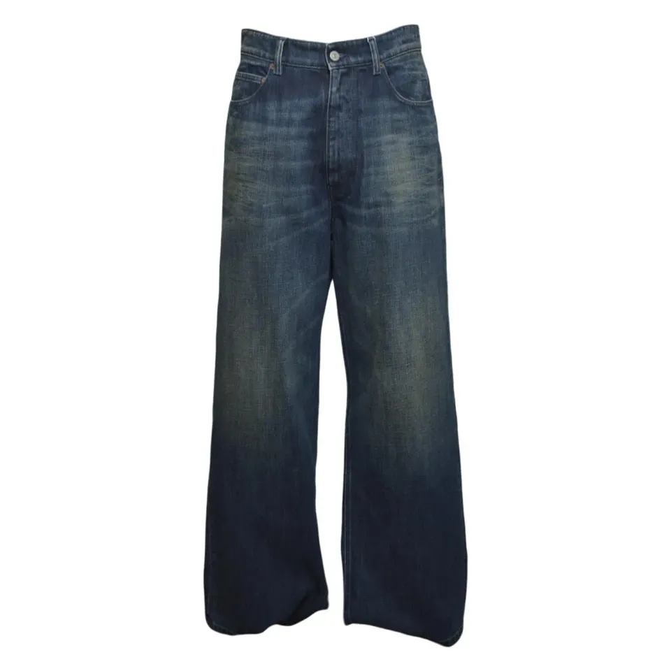 MM6 Maison Margiela SH0LA0038 jeans uomo nero lavato cotone