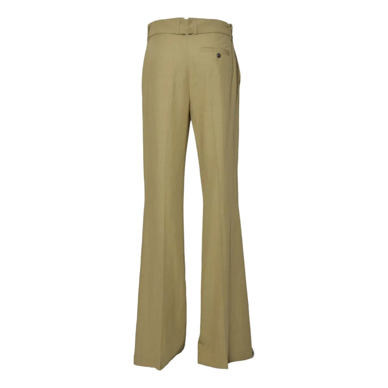 Room52 T723TRF03 pantalone Bianca beige viscosa lino