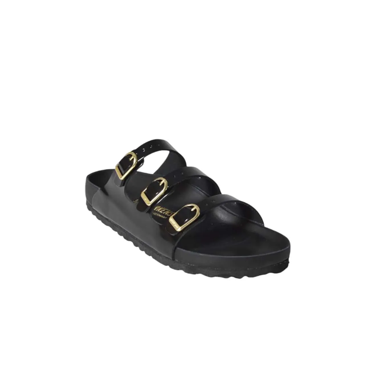 Birkenstock Florida 1029385 sandali donna nero pianta stretta
