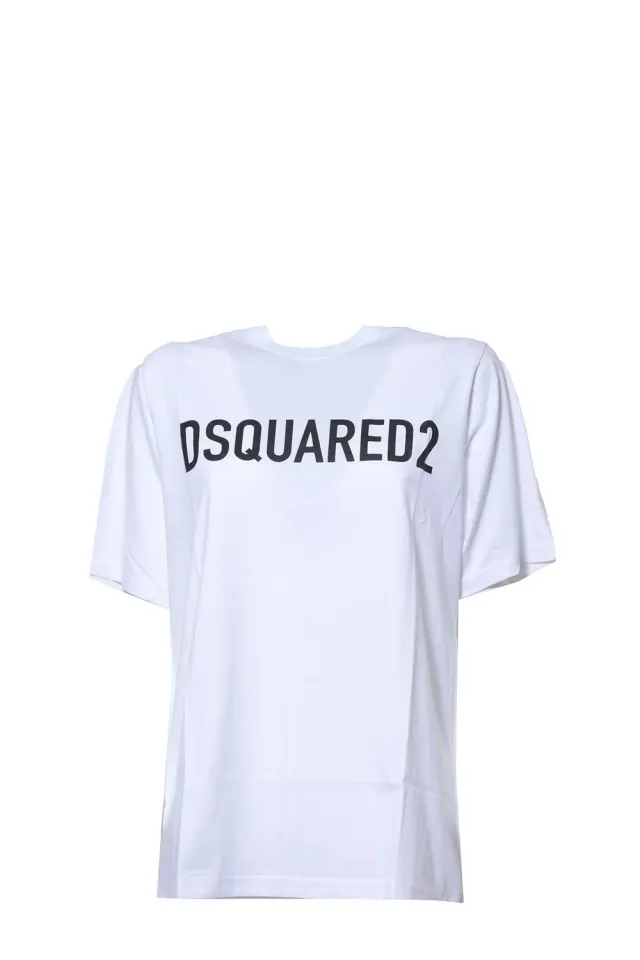 Dsquared2 Junior DQ1770D0A4C t-shirt ragazzo bianca