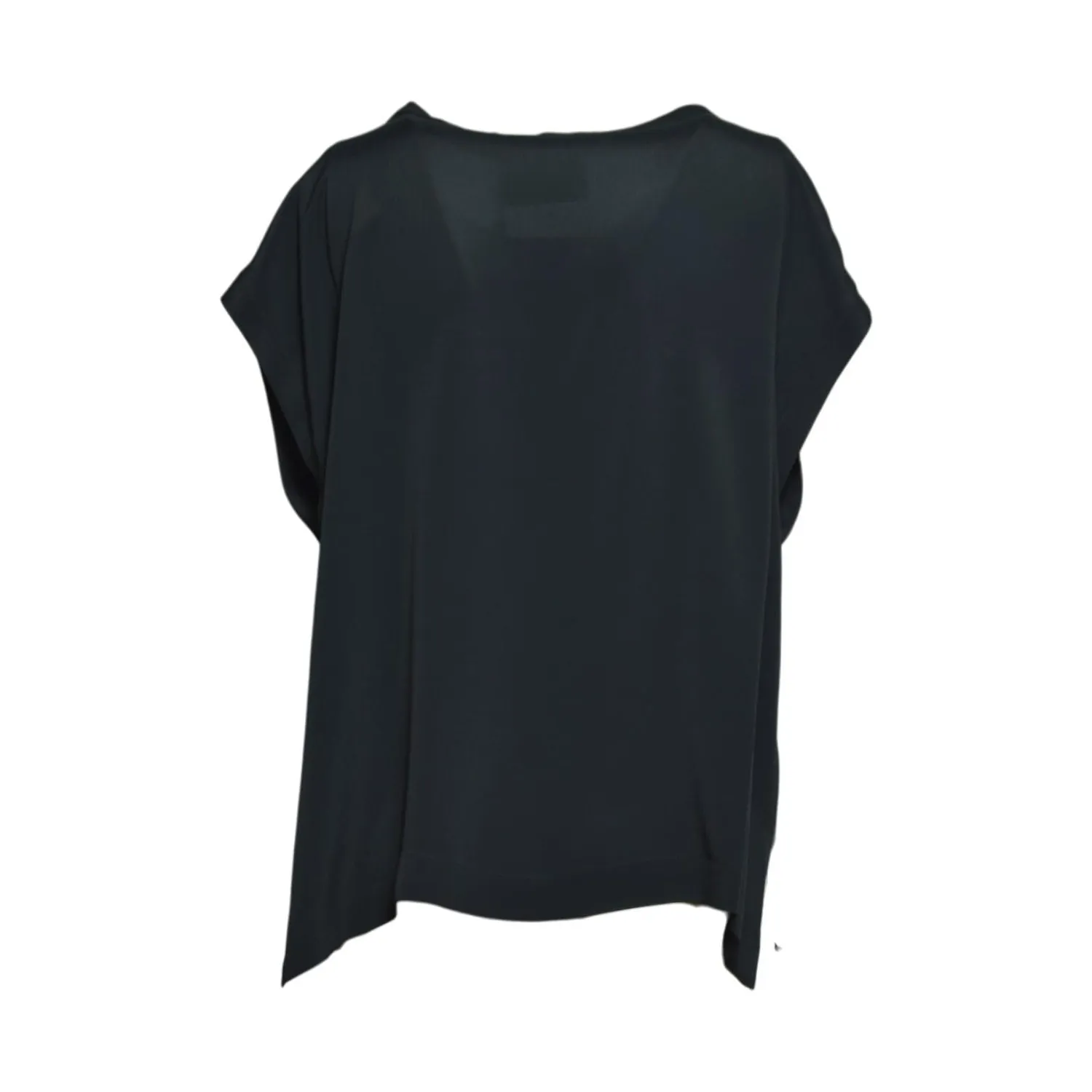 Momoni Curacao 200MMOBL00420013MO blusa nera seta
