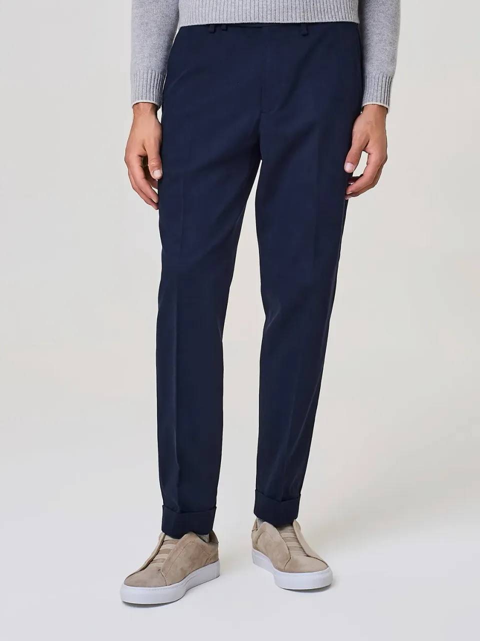 Paul Taylor Wide Fit pantalone sartoriale blu