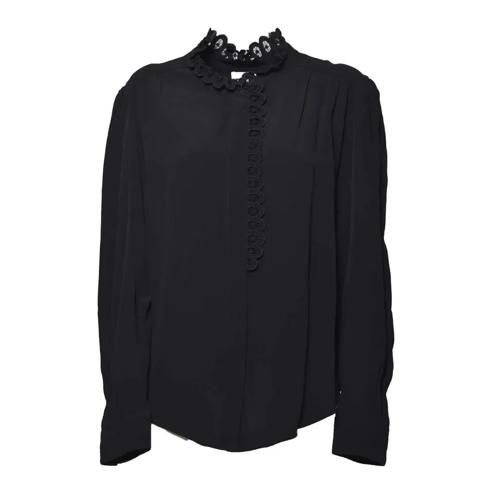 Marant Etoile Estela HT0440FAB3J05E blusa nera