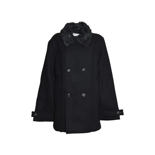 Our Legacy M4261WBS Wage cappotto uomo nero lana