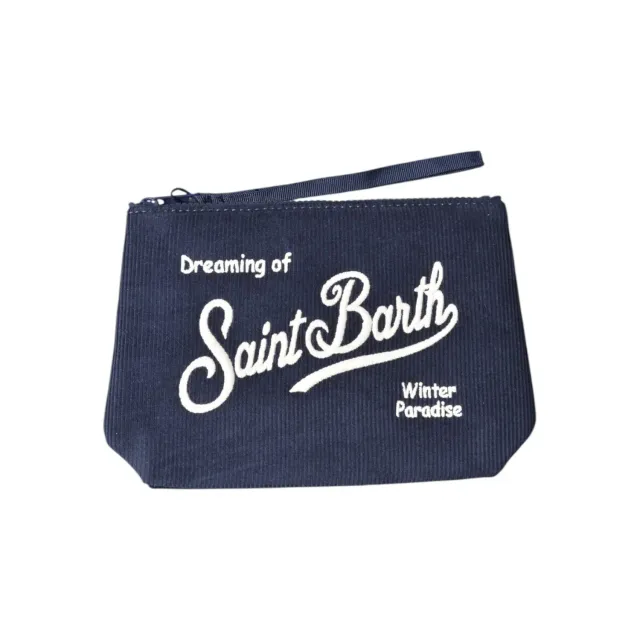 Saint Barth ALI0059 pochette blu notte velluto