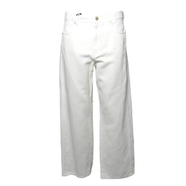 S Max Mara Onorata 2619131083600 pantalone panna lino cotone