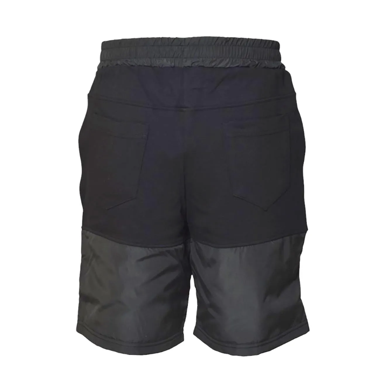 GCDS B1XM3102JI1 bermuda nylon nero jersey cotone