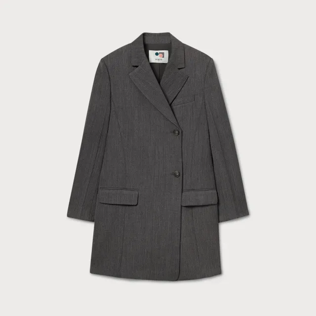 PORTS Coat PW426CDB02 cappotto lana monopetto lungo