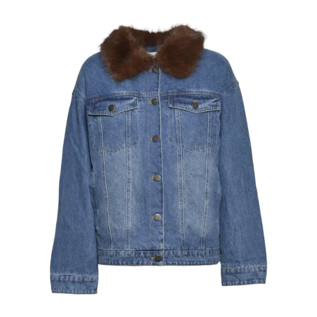 Saint Barth DLS0001 giubbotto jeans donna marrone