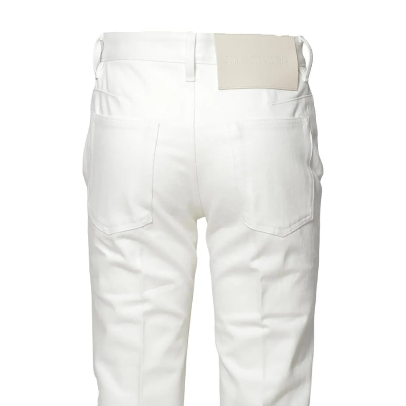 Jil Sander J04KA0120J45288 jeans flare denim panna