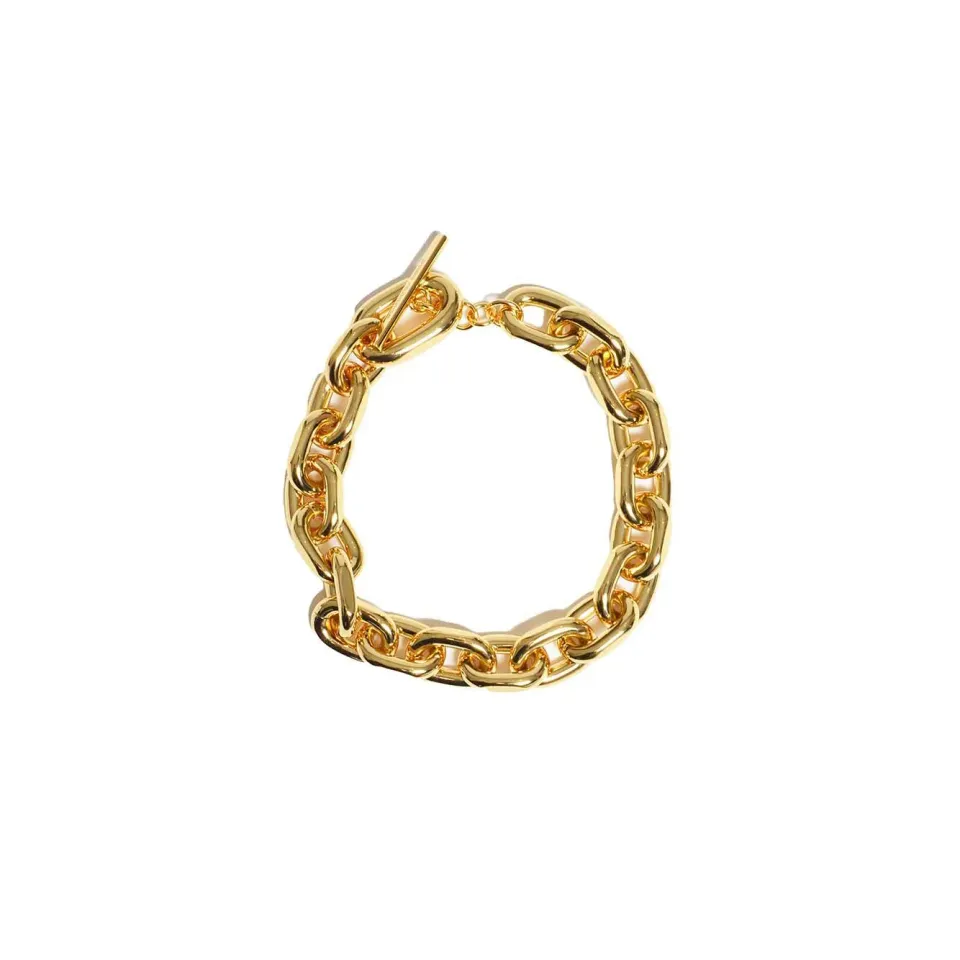 Rabanne 20PBB0015MET077 collana catena oro 38 cm