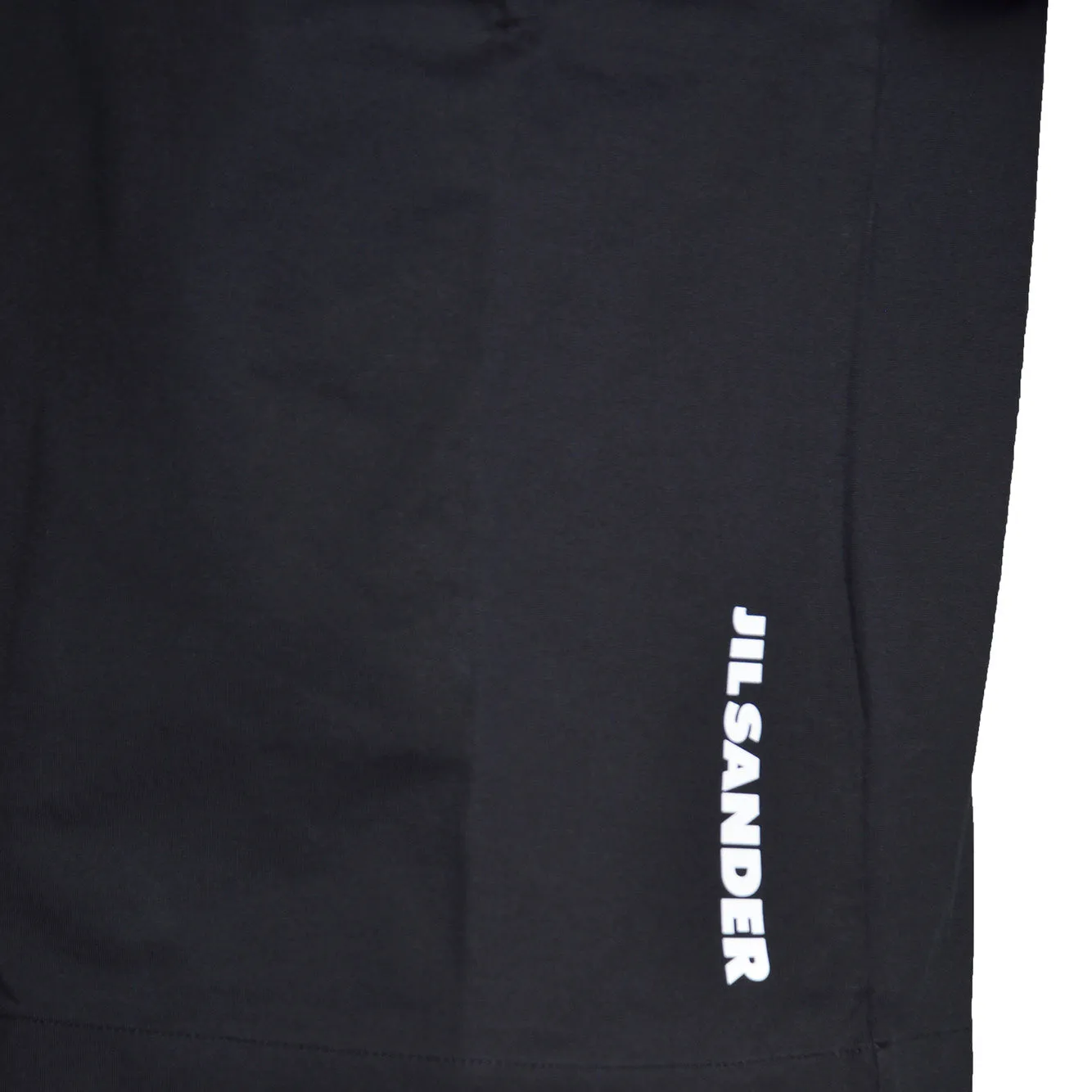 Jil Sander J22GC0277J20348 t-shirt nera 100% cotone