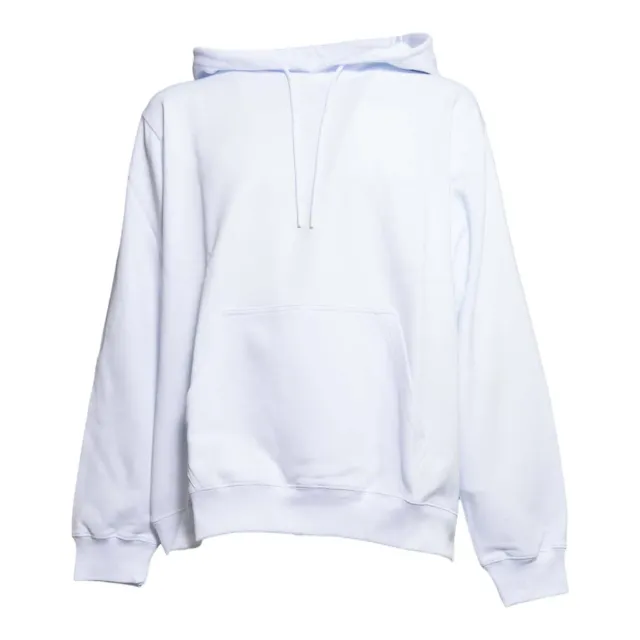 MSGM 2000MM535300000 felpa bianca cotone