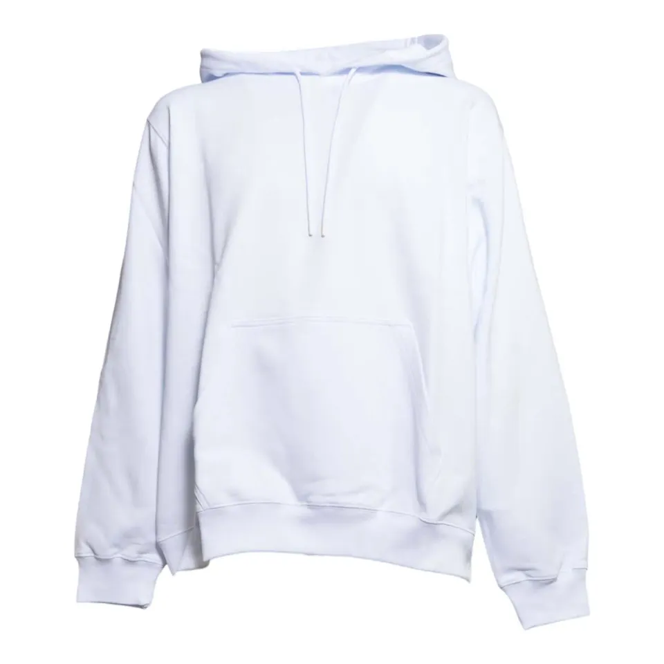 MSGM 2000MM535300000 felpa bianca cotone