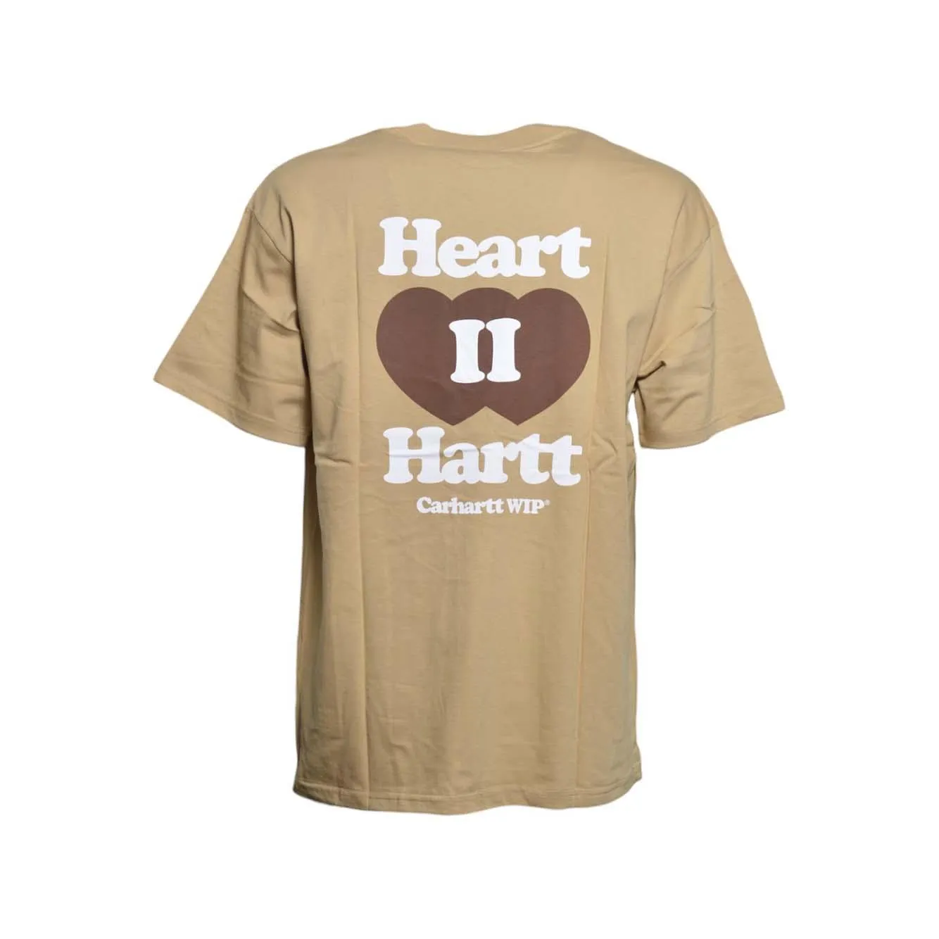 Carhartt WIP I035203 t-shirt ocra uomo cotone bio
