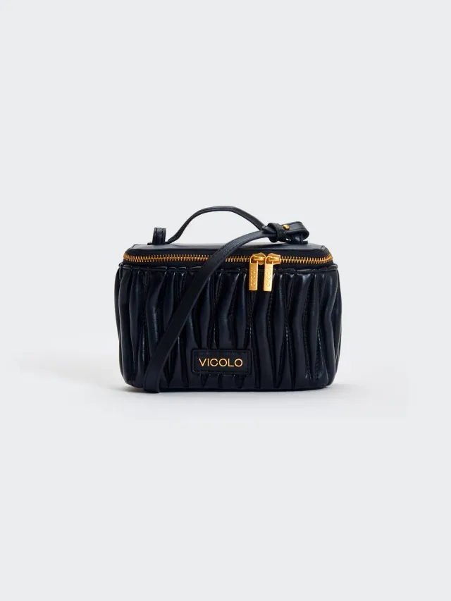 Vicolo Borsa Charlotte secchiello nera tracolla