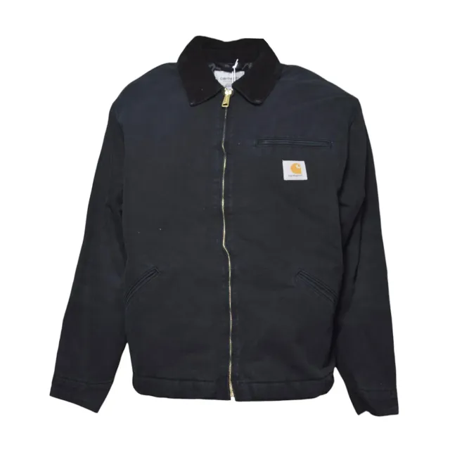 Carhartt WIP I035614 Detroit giubbino canvas nero uomo