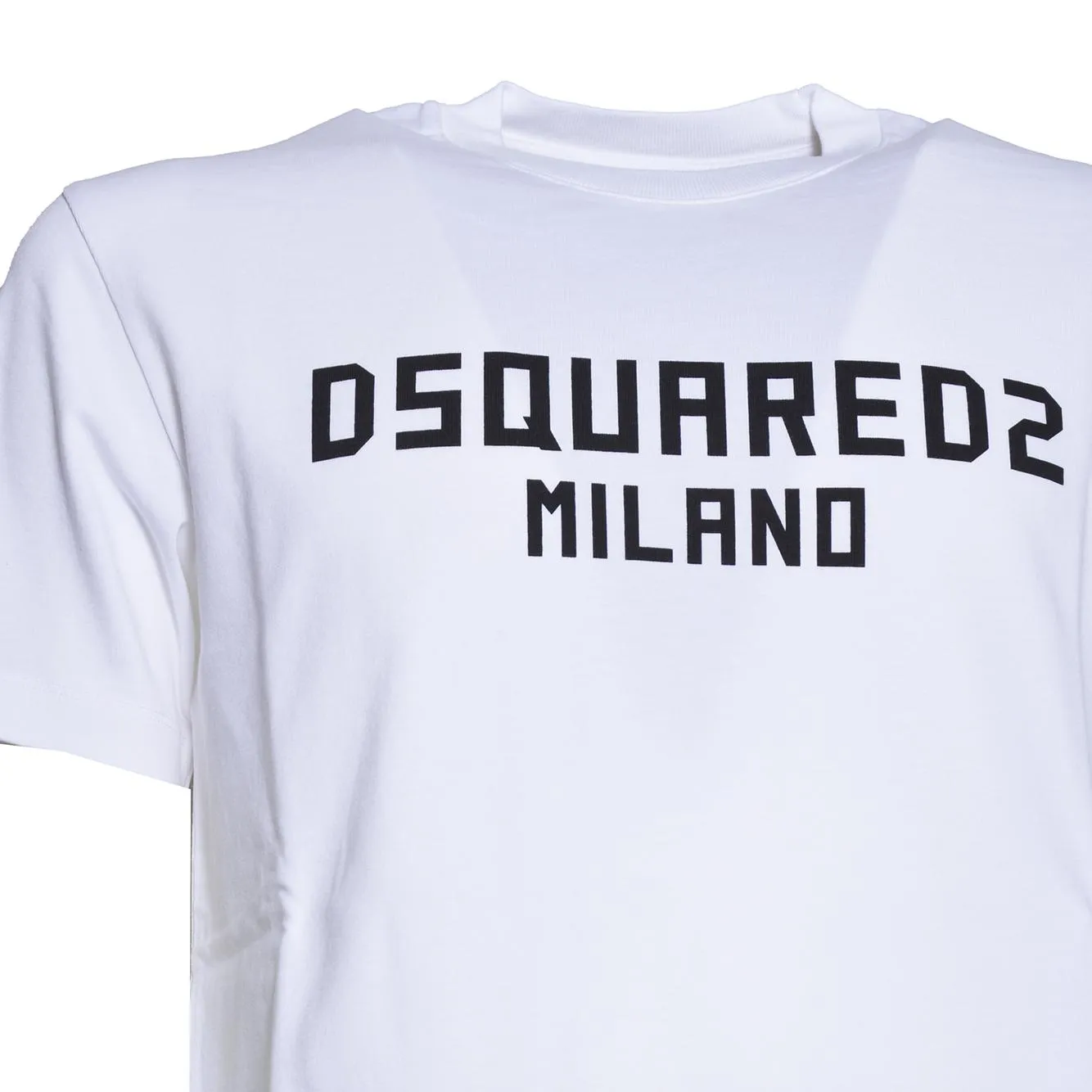 Dsquared2 Cool Fit S74GD1520D20106 t-shirt bianca cotone