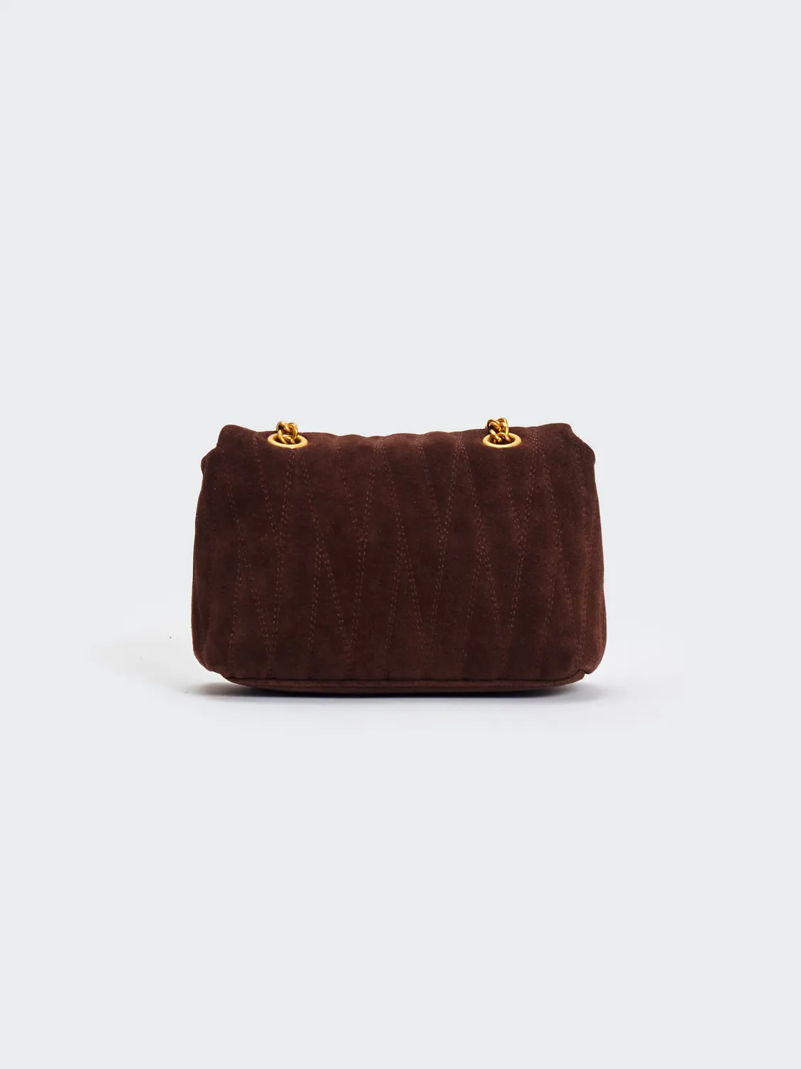 Vicolo Belleville Small borsa a spalla moka pelle