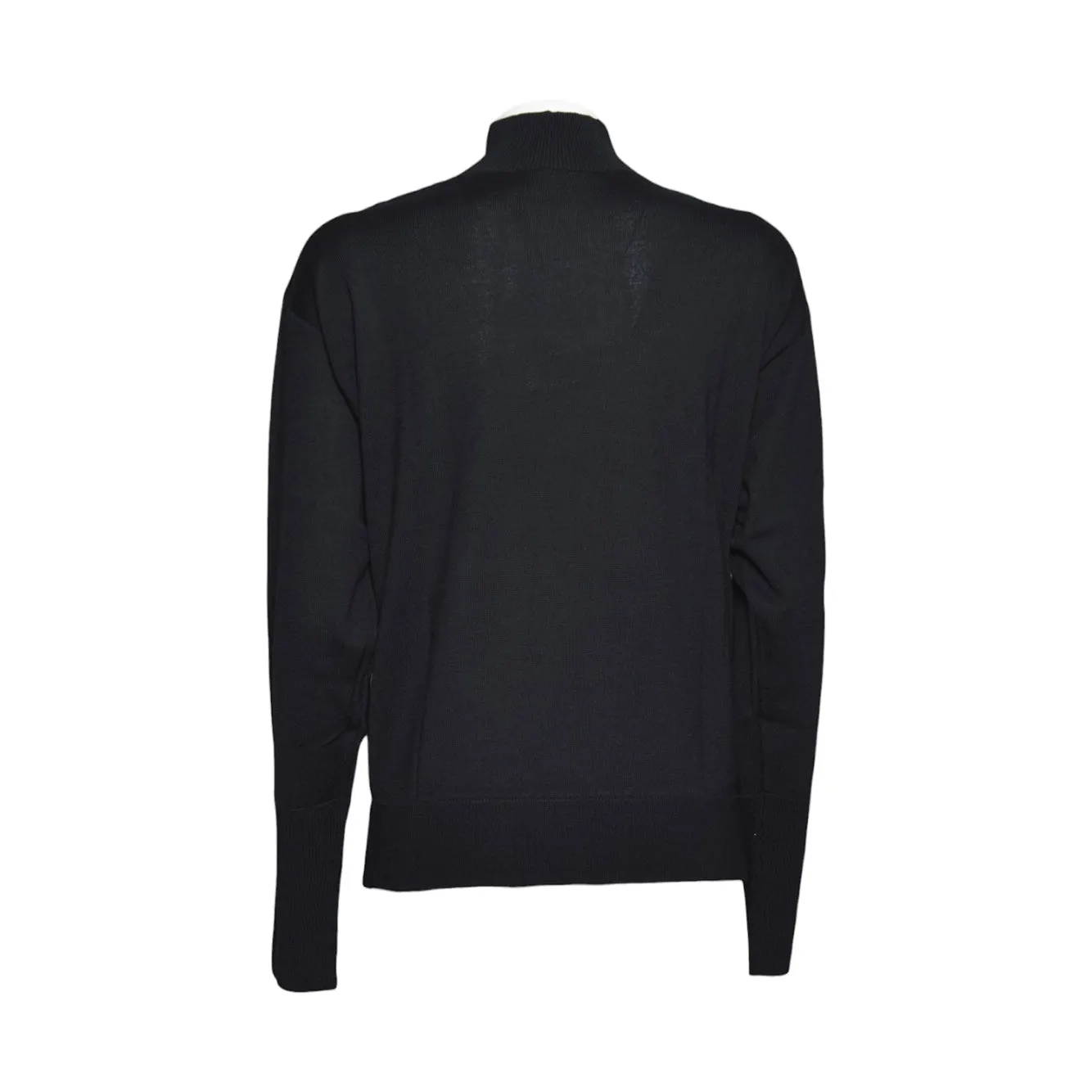 Courregès 326MPU281FI0085 cardigan lana merinos nero