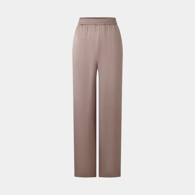 PORTS Beige Breeze pantaloni palazzo beige seta
