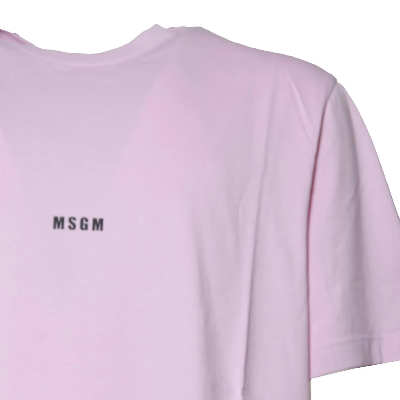 MSGM 3940MM500257798 t-shirt rosa cotone donna