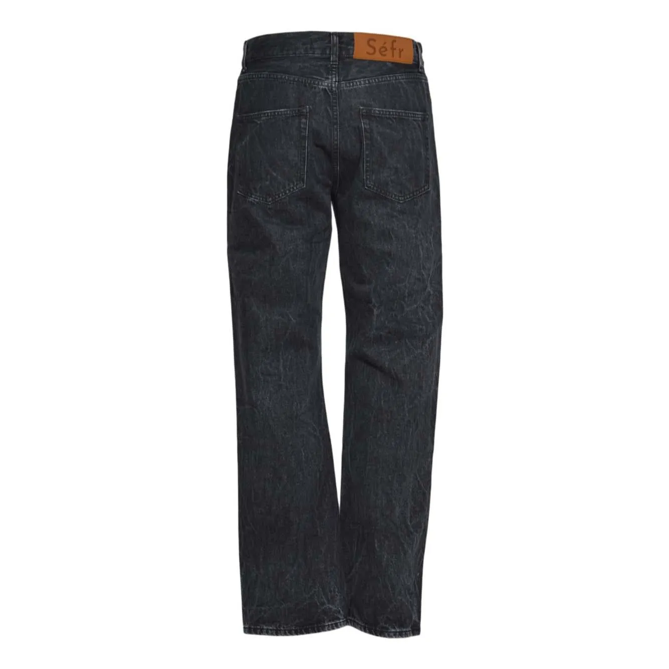 Séfr Classic Cut jeans antracite black marble taglia 31