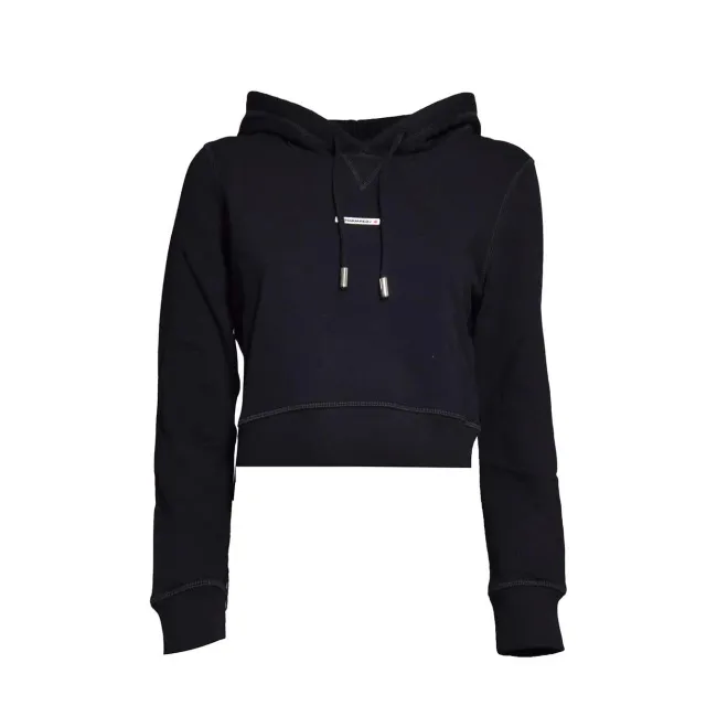 Dsquared2 S75GU0541S25551 felpa cappuccio nera slim