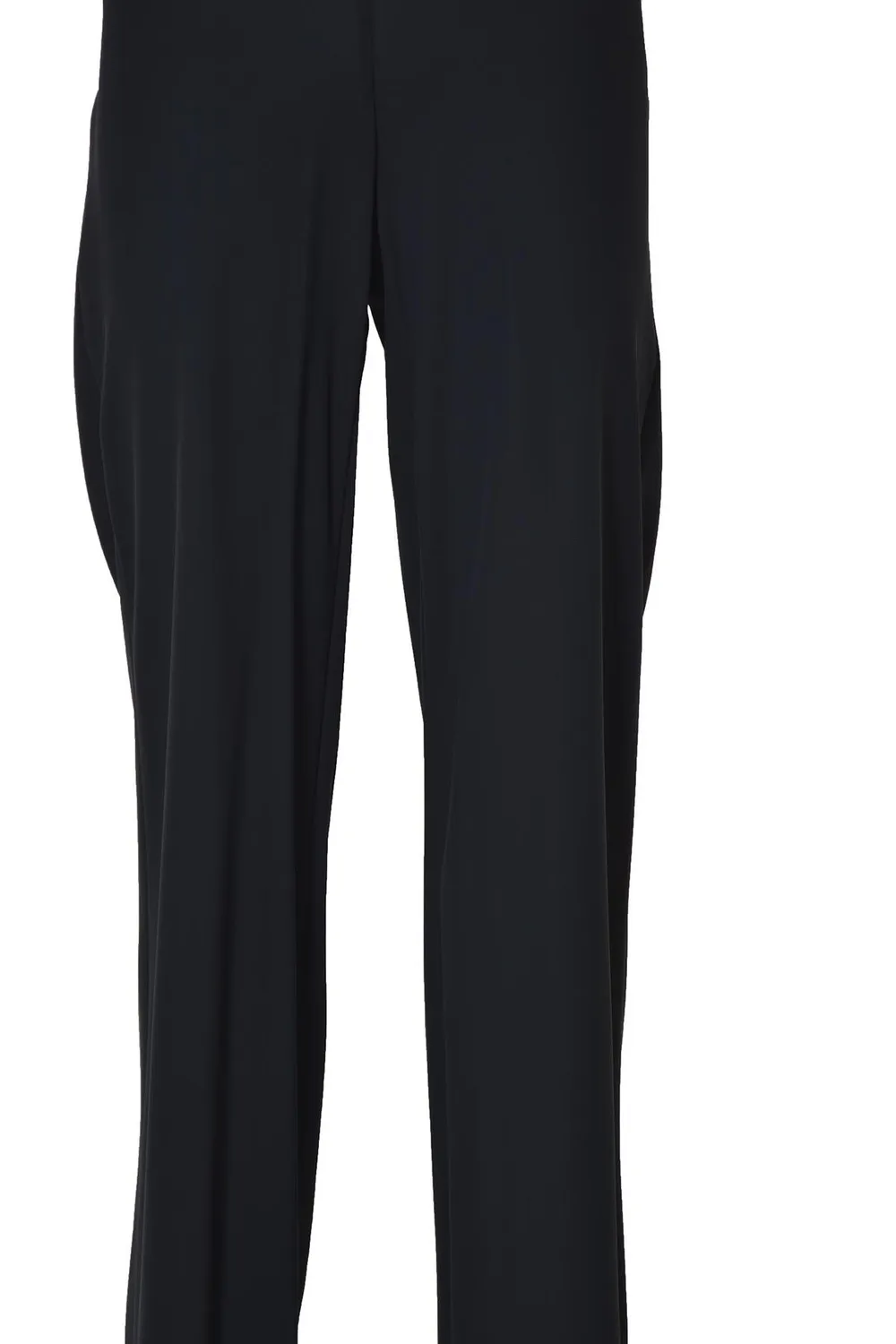 Alberta Ferretti A03070119 pantalone flare nero viscosa
