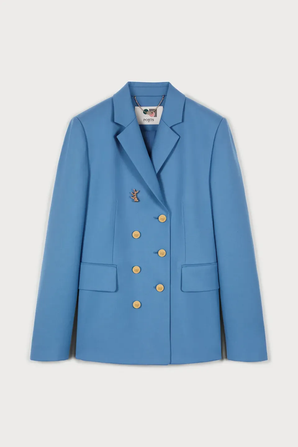 Ports 1961 PW125BDB04 Blazer Ceruleo Doppiopetto 38