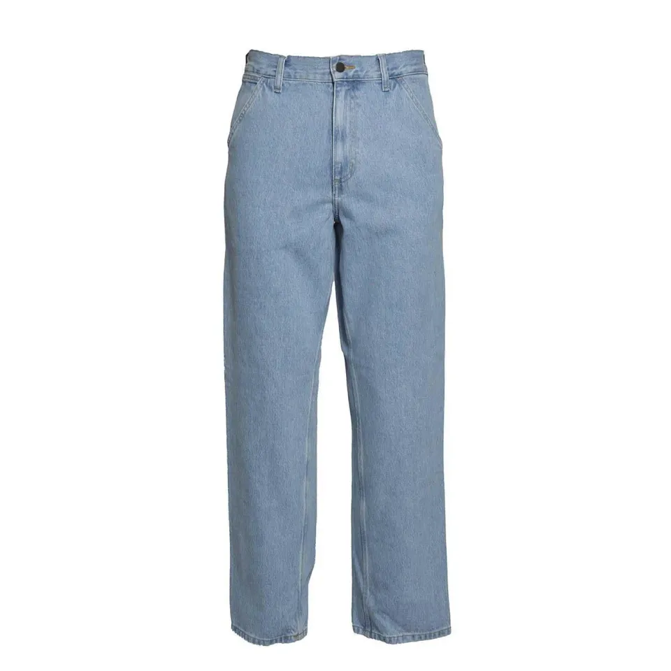 Carhartt WIP Single Knee I032024 jeans blu chiaro cotone