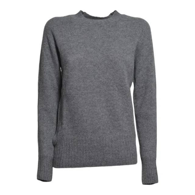Solotre M3AC0015 cardigan grigio pietra donna