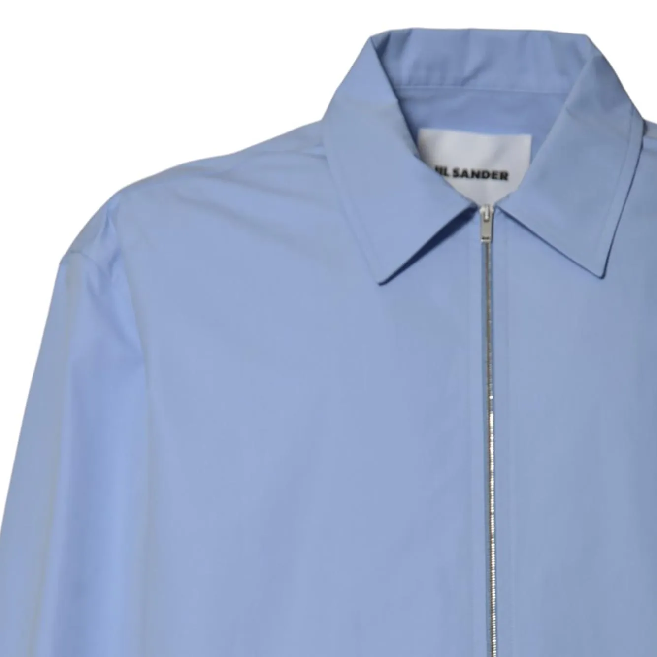 Jil Sander J61DL0014J45002 camicia azzurra cotone