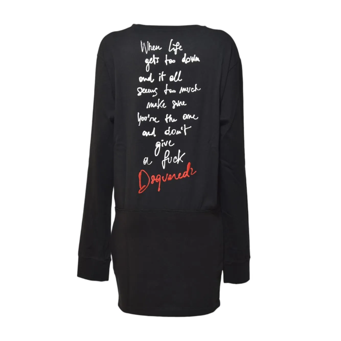 Dsquared2 Breezy S72CV0623D20020 abito nero cotone