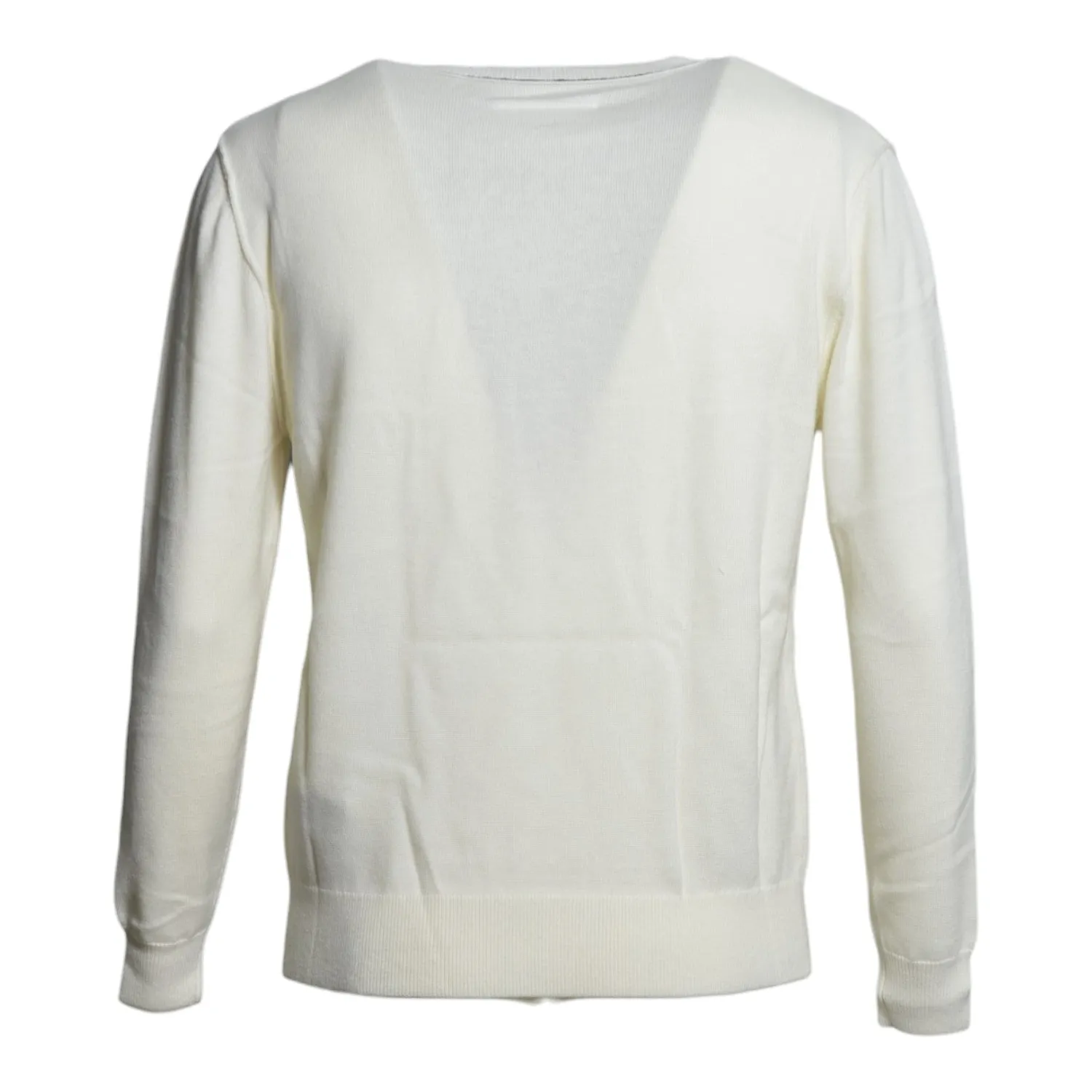 MM6 Maison Margiela M6101 cardigan panna 14A misto lana