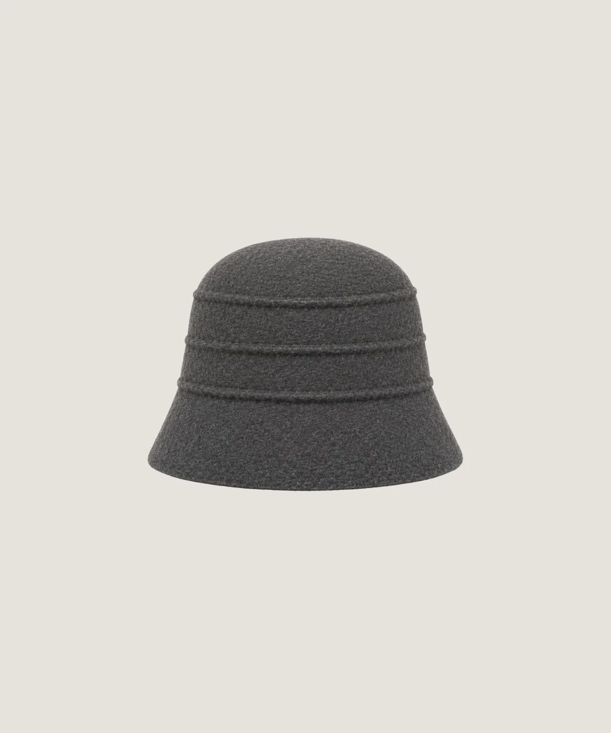 Rodier caschetto lana antracite bucket donna