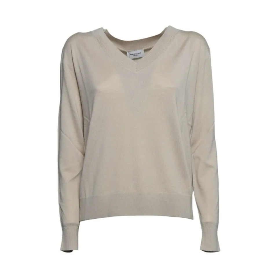 Max Mara Weekend Talamo maglia cammello lana seta