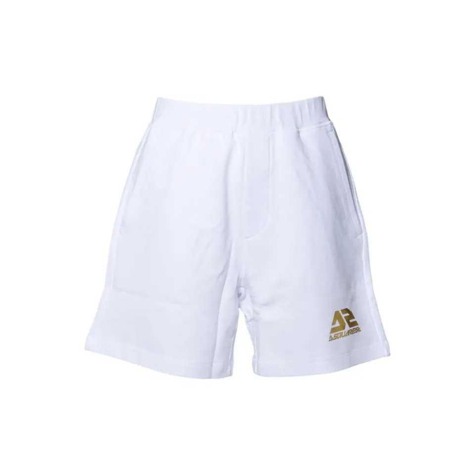 Dsquared2 S71MU0839S25551 bermuda bianco M cotone