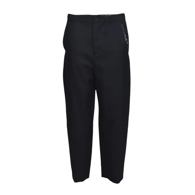 Marni PAMA0482S1TW839 pantaloni blu notte 42 lana