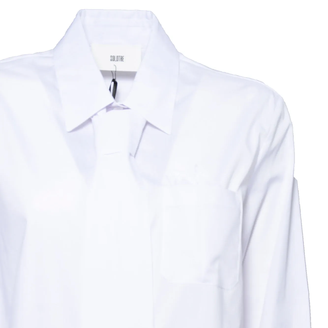Solotre M1AC0153ACU01S blusa bianca donna elegante