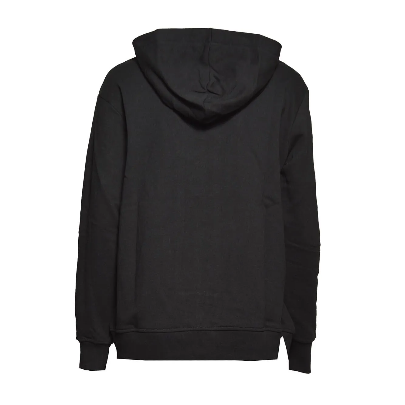 Msgm Junior S6MSJUZH065 felpa zip ragazzo nera cotone