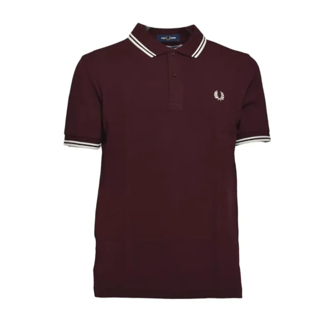 Comme des Garçons Shirt FNT502BW24 polo bordeaux cotone