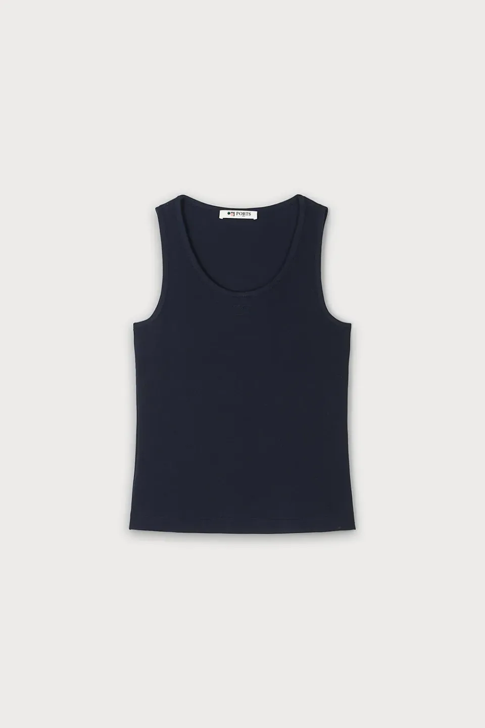 PORTS 1961 Scoop Neck canotta blu navy