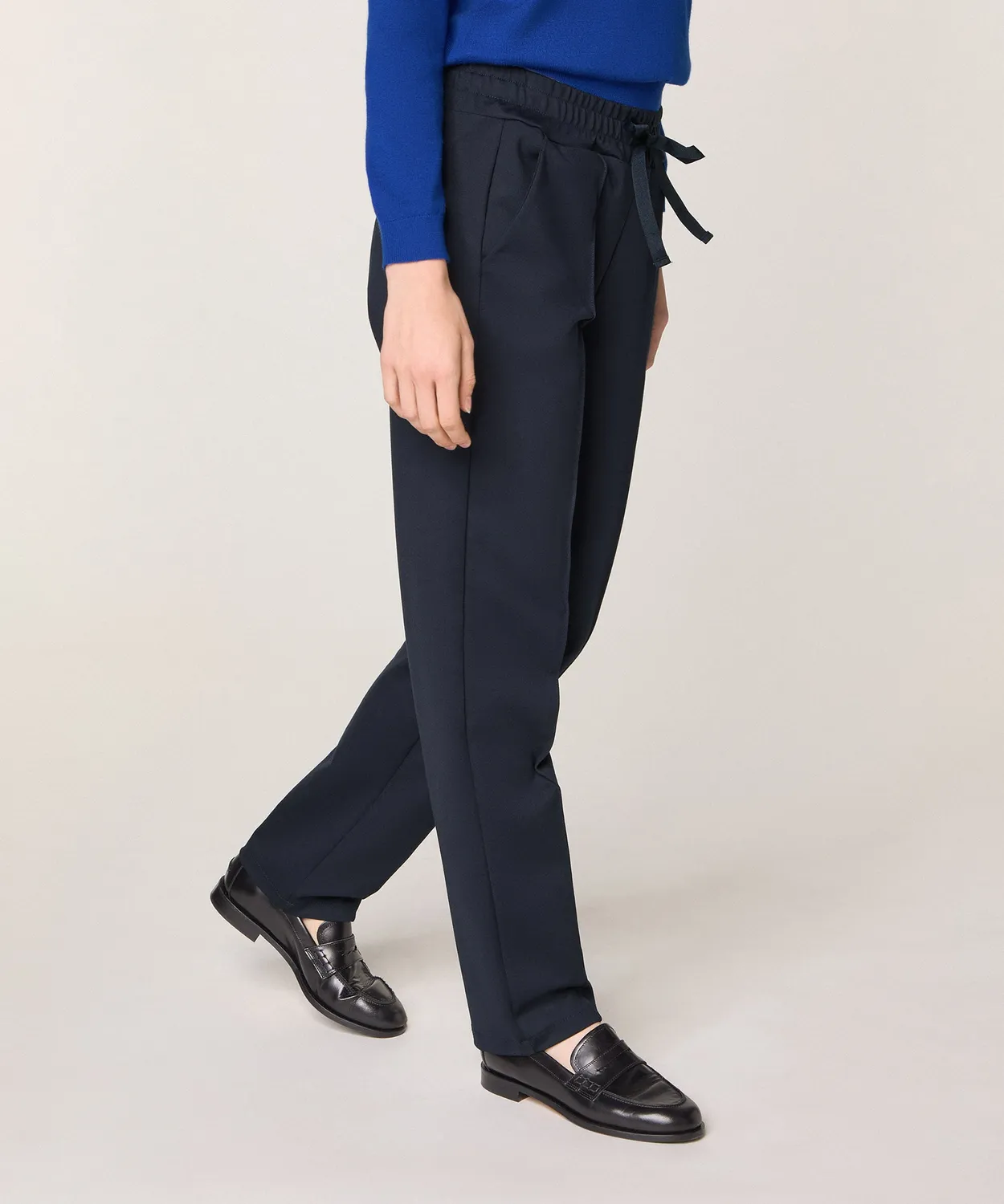 Rodier Pantaloni Jogging Milano Blu Marino
